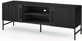 Masuta RTV RAFTT 152x55 cm, negru