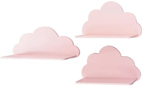 Rafturi de perete ROSE CLOUD 3buc Rea
