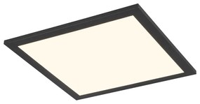 Plafonieră neagră LED 29.5x29.5 cm Beta – Trio