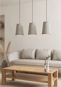 Lustră pe cablu Eglo 43985 ALSAGER 3xE27/40W/230V gri