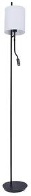 Lampadar LED TOKYO 1xE27/40W/230V + LED/3W negru/alb
