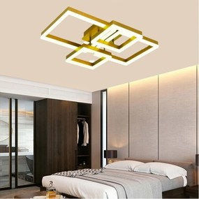 Lustra LED Cu Telecomanda, Elit's EsnC877-4 CF, 160w, Gold