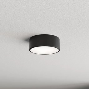 Plafonieră pentru baie CLEO cu senzor, 1xE27/24W/230V, diametru 20 cm, IP54, neagră