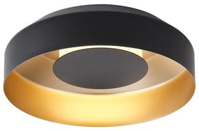 Plafonieră LED/20W/230V 3000K negru