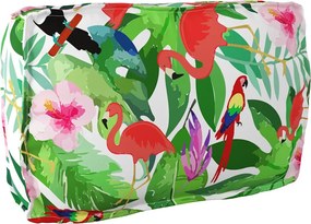 vidaXL Pernă Floral Multicolour 70 x 40 x 12 cm Material Oxford