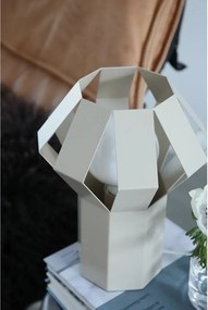 Veioză bej din metal cu abajur din metal (înălțime 27 cm) Octa – Markslöjd