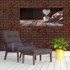 Tablou - Timp pentru cafea (120x50 cm)