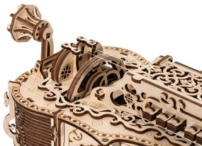 Puzzle 3D mecanic din lemn lira lui Da Vinci