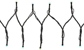 Instalație LED RGB de Crăciun 168xLED/8 funcții 23m IP44 Wi-Fi Tuya Nedis WIFILX01C168