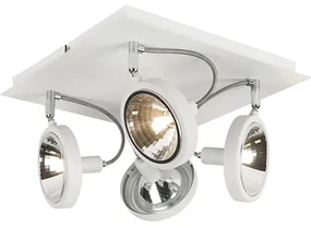 Spotlight de design alb cu 4 lumini reglabile - Nox
