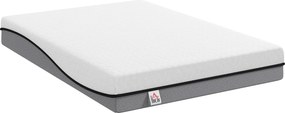 HOMCOM Saltea 140x200cm H3 mediu-firmă 20 cm Înălțime Ergonomică, Respirantă din spumă memory cu gel, OEKO-TEX &amp; CertiPUR | Aosom Romania