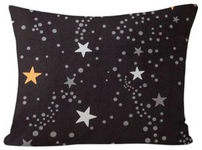 Husa pentru perna din flanel STELLAR 40x50 cm, gri inchis