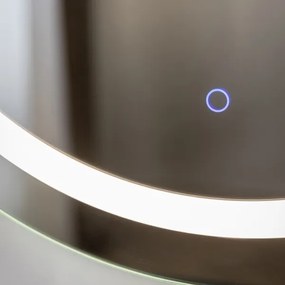 Zuma Line D2338-80-LED, oglindă de baie LED dimabilă, 36W/230V, 3000/4000/6000K, Ø80 cm, IP44