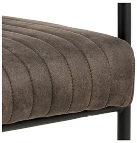 Scaune de dining gri-închis 2 buc. Adele – Actona