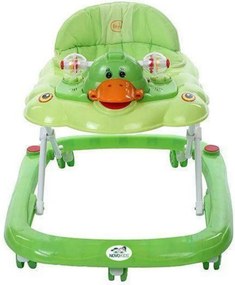Premergator reglabil in 3 trepte NOVOKIDS™ Duckey, cu melodii, Ratusca, Pliabil, Verde