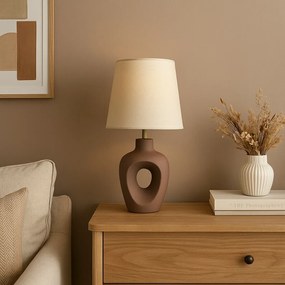 Lampă de masă Rabalux 74080 Madelor, maro