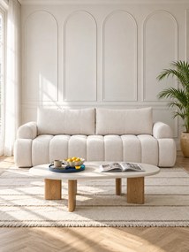 Canapea extensibilă Mavelia - țesătură bej deschis Kiara 851