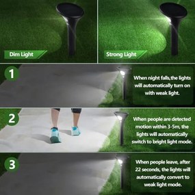 Lampă LED solară cu senzor Immax 08502L LED/1W/3,7V 6000K IP65