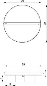 Plafonieră DIXIE 3xGX53/11W/230V neagră