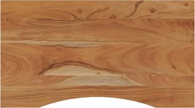 vidaXL Blat de birou 100x50x2,5 cm dreptunghiular lemn masiv de acacia