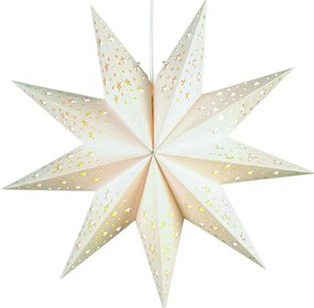 Decorațiune luminoasă albă ø 45 cm cu model de Crăciun Solvalla – Markslöjd