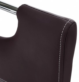 Scaun de sufragerie Abalia New (maro + Crom). 808098