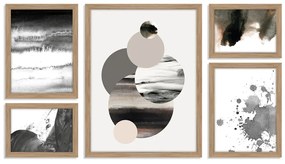 Tablouri 5 buc. 30x40 cm Planets – Malerifabrikken