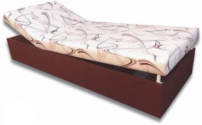 Pat de o persoană (canapea) 80 cm Darcy (maro închis 40 + Sand 10). 793072