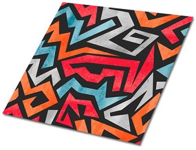 Plăcile de vinil Abstracția graffiti