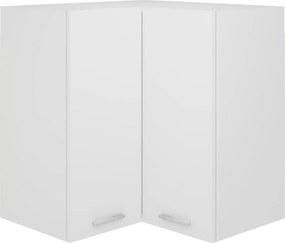 vidaXL Dulap suspendat de colț “Lyon”, alb, 57 x 57 x 60 cm