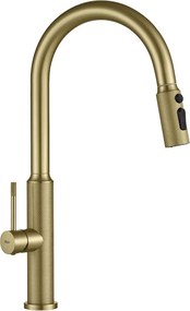 Baterie bucatarie Rea Master auriu periat