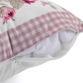 Set de 2 fețe pernuțe TRANDAFIRI ÎNFLOREȘTE 40 x 40 cm