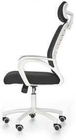 Scaun de birou MIRI, negru/alb