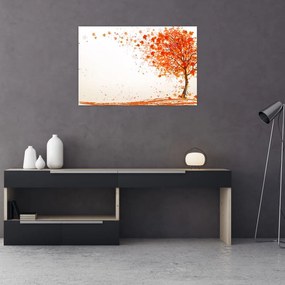 Tablou - Copac în vâmnt (90x60 cm)