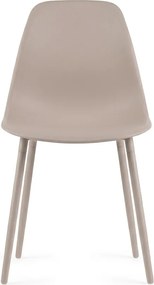 OFERTA Scaun de masa OSAKA din plastic, bej calitatea a II-a