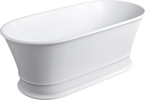 Cada freestanding compozit Omnires Classica M+ finisaj alb mat 160x79 cm