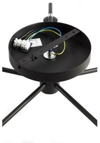 Jupiter 2049 - Lustră aplicată PRATO 5xG9/14W/230V negru/alb