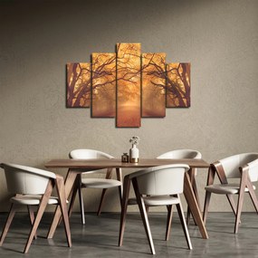 Tablou - Peisaj de toamnă cu drum (150x105 cm)