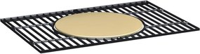 Grătar multifuncțional BBQ Avenberg GENIUS+grătar din fontă+plită+piatră pentru pizza
