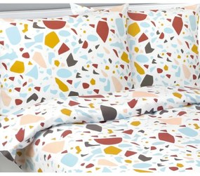 Bellatex Lenjerie de pat din flanel Mozaika, 140 x 220 cm, 70 x 90 cm