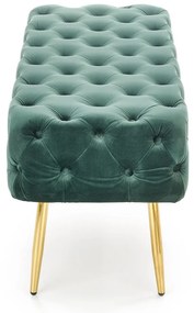 Scaun Athena, verde inchis / auriu