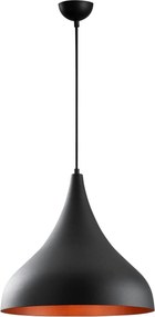 Lustra BERCESTE N-1390, negru, metal, 41x133 cm