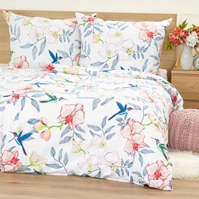 Lenjerie de pat din bumbac 4Home Orchid Paradise, 140 x 220 cm, 70 x 90 cm