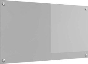 vidaXL Panou de bucătărie Gri deschis 90 x 50 cm sticlă securizată