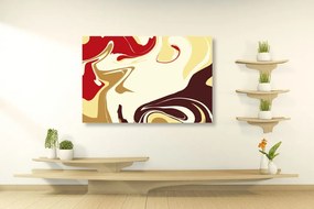 Tablou model abstract de materiale individuale