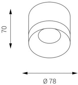 Plafonieră LED TINY LED/8W/230V albă LED2