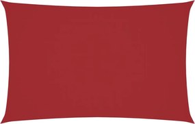 vidaXL Parasolar, roșu, 2x5 m, țesătură oxford, dreptunghiular
