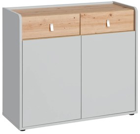 Comodă Voncile 20 ASPG VV SB1 (perlă gri + Stejar artrisan). 1024246