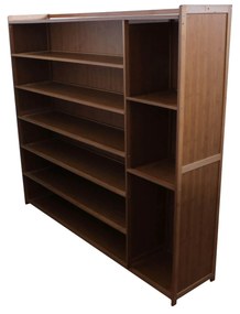 Pantofar din bambus, 10 rafturi, 130*119*28 cm, D184