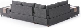 Colțar gri antracit (colț stânga) Fly – Balcab Home